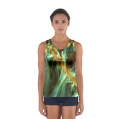 Abstract Illusion Sport Tank Top  by Sparkle