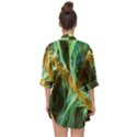 Abstract Illusion Open Front Chiffon Kimono View2