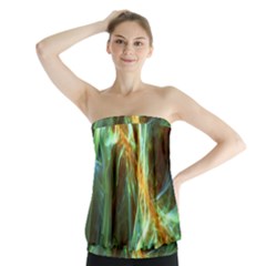 Abstract Illusion Strapless Top by Sparkle