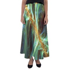 Abstract Illusion Flared Maxi Skirt by Sparkle