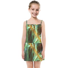 Abstract Illusion Kids  Summer Sun Dress by Sparkle