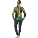 Abstract Illusion Women s Pique Long Sleeve Tee View2