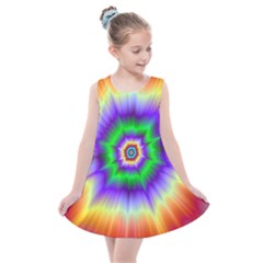 Psychedelic Big Bang Kids  Summer Dress by Filthyphil