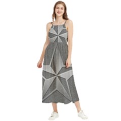 Star Grey Boho Sleeveless Summer Dress by HermanTelo