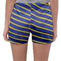Yellow Blue Stripped Fish Sleepwear Shorts View2