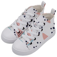 Watermelon Slice Kids  Mid-top Canvas Sneakers by andStretch