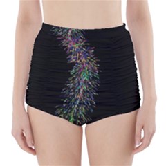 Galaxy Space High-waisted Bikini Bottoms by Sabelacarlos