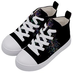 Galaxy Space Kids  Mid-top Canvas Sneakers by Sabelacarlos