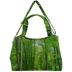 In The Forest The Fullness Of Spring, Green, Double Compartment Shoulder Bag by MartinsMysteriousPhotographerShop