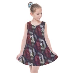 Abstract Zigzag Motif Kids  Summer Dress by tmsartbazaar