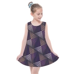 Zigzag Motif Design Kids  Summer Dress by tmsartbazaar