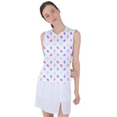 Multicolored Hands Silhouette Motif Design Women s Sleeveless Sports Top by dflcprintsclothing