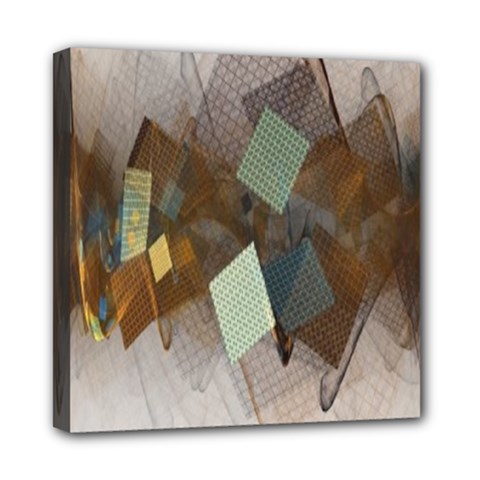 Geometry Diamond Mini Canvas 8  X 8  (stretched) by Sparkle