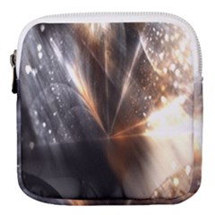 Digital Geometry Mini Square Pouch by Sparkle