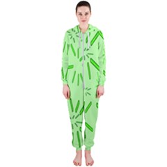 Electric Lime Hooded Jumpsuit (ladies)  by Janetaudreywilson
