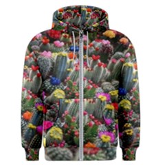 Cactus Men s Zipper Hoodie by Sparkle