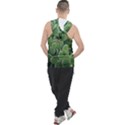 Green Cactus Men s Sleeveless Hoodie View2