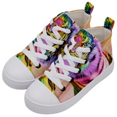 Rainbowtiger Kids  Mid-top Canvas Sneakers by Sparkle