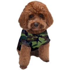 Forest Camo Pattern, Army Themed Design, Soldier Dog T-shirt by Casemiro