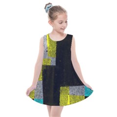 Abstract Tiles Kids  Summer Dress by essentialimage