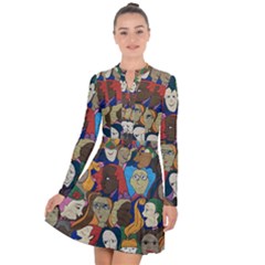 Wowriveter2020 Long Sleeve Panel Dress by Kritter