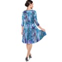 Sea Anemone Quarter Sleeve Waist Band Dress View2