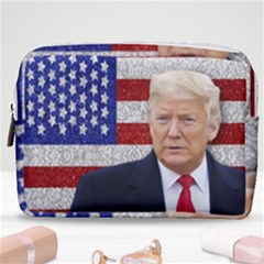 Trump President Sticker Design Make Up Pouch (medium) by dflcprintsclothing