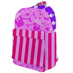 Cccartonnslogobg7 Cupycakescollage11pinknewbkgrd* Jokerscullzzz7117 Logohotpinkpattern Classic Backpack by DayDreamersBoutique