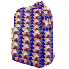 Colorful Triangles Pattern, Retro Style Theme, Geometrical Tiles, Blocks Classic Backpack by Casemiro