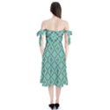 Tiles Shoulder Tie Bardot Midi Dress View2