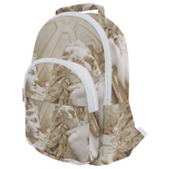 Apollo And Daphne Bernini Masterpiece, Italy Rounded Multi Pocket Backpack by dflcprintsclothing