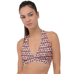 Halloween Halter Plunge Bikini Top by Sparkle