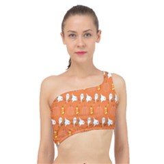 Halloween Spliced Up Bikini Top  by Sparkle