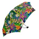 Colorful Floral Pattern Mini Folding Umbrellas View2