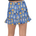 Halloween Fishtail Mini Chiffon Skirt View2