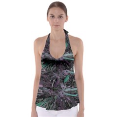 Glitched Out Babydoll Tankini Top by MRNStudios