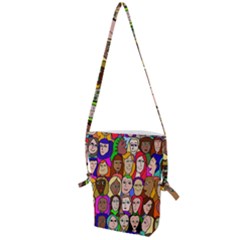 Sisters Folding Shoulder Bag by Kritter