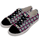 Geometric Men s Low Top Canvas Sneakers View2
