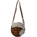 Highland Cow  Giclee Crossbody Circle Bag View1