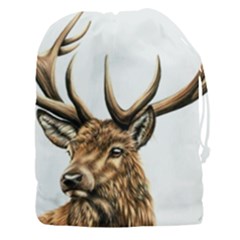 Stag Drawstring Pouch (3xl) by ArtByThree