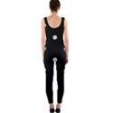 Black And White Baseball Motif Pattern One Piece Catsuit View2