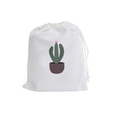 Cactus Drawstring Pouch (large) by CuteKingdom