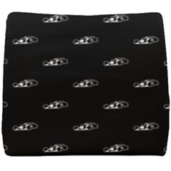 Formula One Black And White Graphic Pattern Seat Cushion by dflcprintsclothing