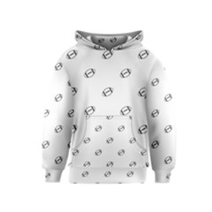 American Football Ball Motif Print Pattern Kids  Pullover Hoodie by dflcprintsclothing