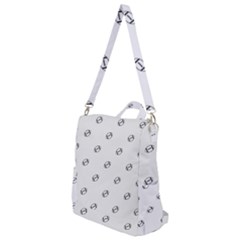 American Football Ball Motif Print Pattern Crossbody Backpack by dflcprintsclothing