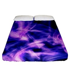 Plasma Hug Fitted Sheet (queen Size) by MRNStudios