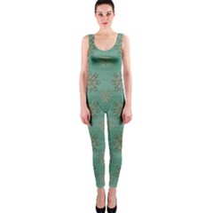 Beautiful Flowers Of Wood In The Starry Night One Piece Catsuit by pepitasart