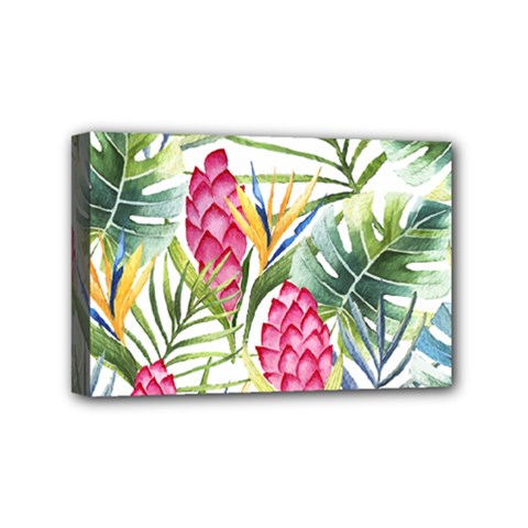 Tropical Flowers Mini Canvas 6  X 4  (stretched) by goljakoff