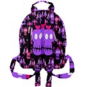 scullheadblack Mini Full Print Backpack View2