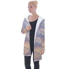 Cloudscape Photo Print Longline Hooded Cardigan by dflcprintsclothing